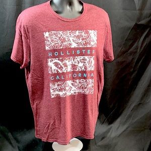 Vintage Hollister tshirt. Size XL. Mens. Burgandy. Great condition!